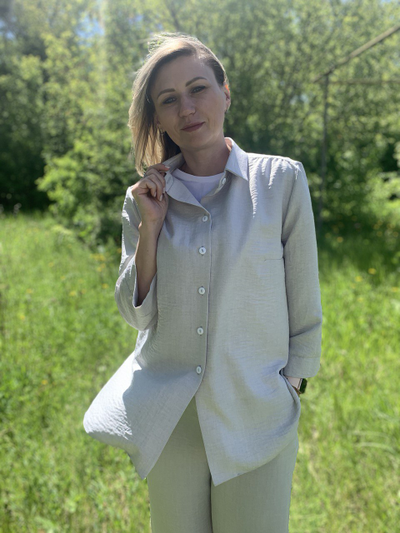 Рубашка 704-0424 / Брюки 703-0424 ЖАТКА