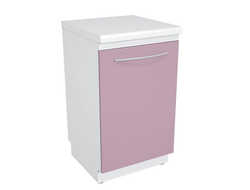 Тумба металлическая с полкой на подиуме ТМД-1.0 Люкс