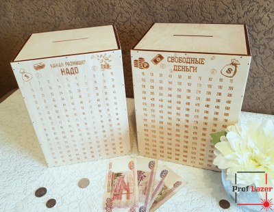 Копилки "от 1 до 365"и "от 10 до 3650"