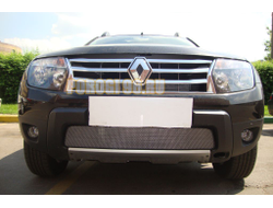 Защита радиатора Renault Duster 2011-2015 chrome