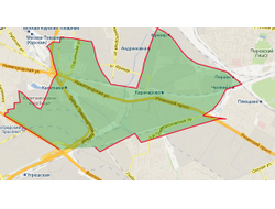 2-й Карачаровск. пр-д, Орехово-Зуевский пр-д, Рязанский пр-т, Перовское ш.,  Басовская, ул. Верхняя Хохловка, ул. Подъемная, ул. Рогожский Поселок, ул. Смирновская, Фрезер ш.