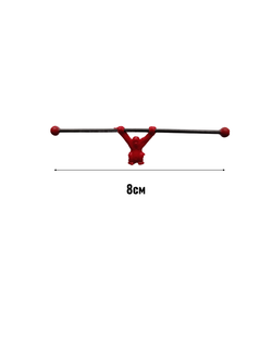 Сторожок пружинный прямой 8см. уп-ка 25шт (цена за 1 шт. 22руб.80к)