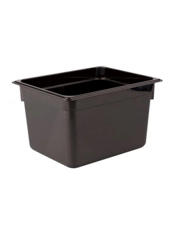 Гастроёмкость 1/2-200, поликарбонат, чёрная