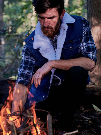 Жилет Wrangler® Sherpa Lined Denim Vest