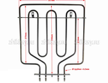 ТЭН духовки Дэ Люкс ( De Luxe ) верхний (2000W+1100W) TDE423-01