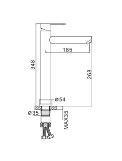 Смеситель для раковины Frap H801-9 F10801-29