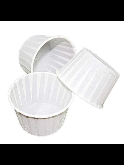 Форма для капкейков /капсула (100 шт., белая), 50*40мм