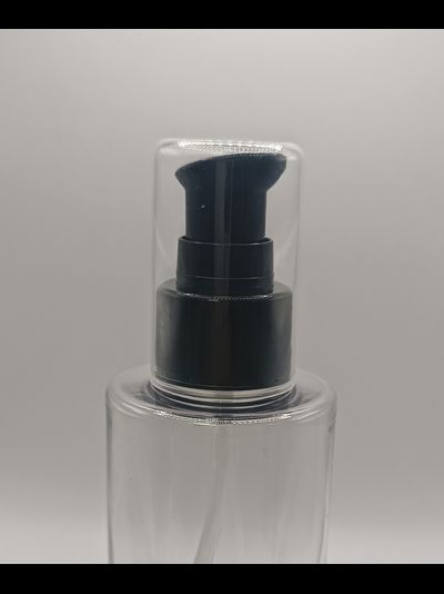 Дозатор для крема 24/415, черный, трубка 130мм, арт.7802