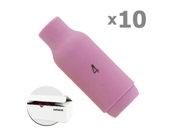 Сопло керамическое SR 17/18/26 стандартное №4 ф 6,5 мм, L=47 мм (уп. 10 шт.), БАРСВЕЛД