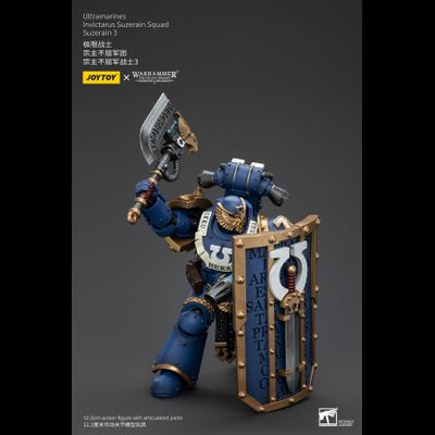 Сюзерен-инвиктарий Ультрамаринов (Warhammer Horus Heresy) - КОЛЛЕКЦИОННАЯ ФИГУРКА 1/18 Ultramarines Invictarus Suzerain Squad 3 (JT00263) - JOYTOY