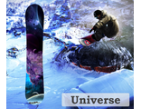 Наклейка на сноуборд Universe