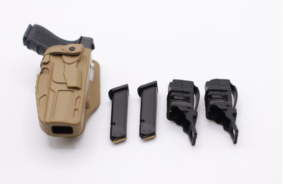 Пистолет Glock 17 с кобурой 1/6 (26060R-B) - Easy&Simple