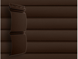 БЛОК-ХАУС 3,0 GL Amerika D4,8 - ИМИТАЦИЯ СРУБА ИЗ БРУСА, ЦВЕТ ТЕМНЫЙ ДУБ