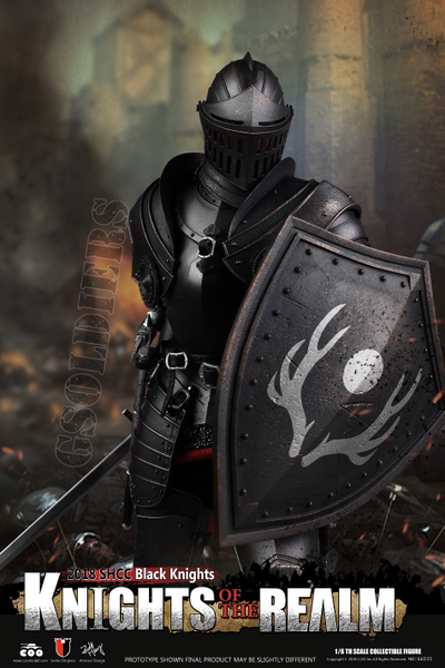 ФИГУРКА 1/6 scale IE-CAST ALLOY SERIES OF EMPIRES KNIGHTS OF THE REALM BLACK KNIGHT (SE035) COOMODEL