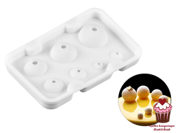 Форма для мусса Шарики, 7 ячеек