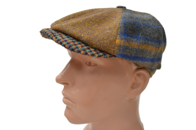 Итальянская кепка шотландка мужская