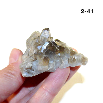 Раухтопаз натуральный (микро-друза) Казахстан №2-41: 39,0г - 49*47*32мм