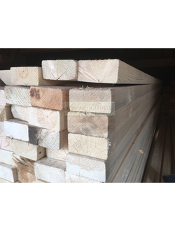 Строганный брусок сухой 45х90х3000 мм хвойный (ель, сосна)