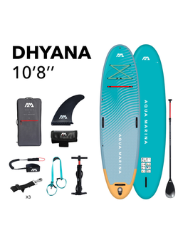 SUP-доска надувная с веслом для йоги Aqua Marina Dhyana 11'0"