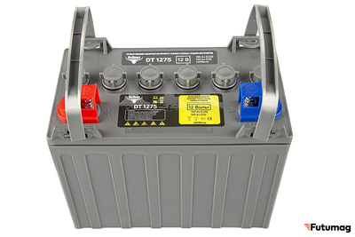 Тяговый WET аккумулятор Rutrike DT1275 (T1275) 12V100A/H C3