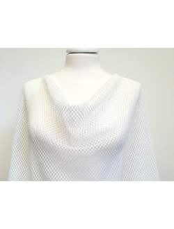 Сетка без страз БЕЛЫЙ ширина 1,5м