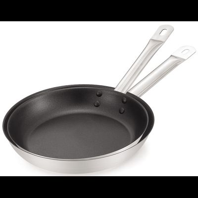 Сковорода 200/43 из нержавеющей стали с антипригарным покрытием