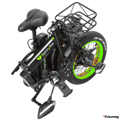 Электровелосипед SYCCYBA H1 (F10) DUAL 23AH зеленый