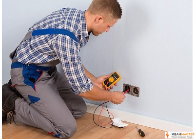 Ремонт электрики в двухкомнатной квартире в новостройке в Москве ИВАНМАСТЕР