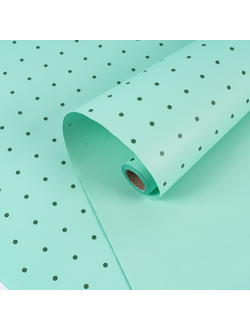 Пленка флористическая "Горошек мелкий" 57см*10м Тиффани ПР21/3