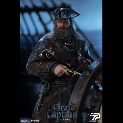 ПРЕДЗАКАЗ - Черная Борода, Эдвард Тич (&quot;Черные Паруса&quot;) - Коллекционная ФИГУРКА 1/6 Pirate Captain (PT-0017) - Premier Toys ?ЦЕНА: 22900 РУБ.?