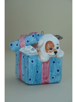 Подарок со щенком - собачки