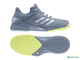 Теннисные кроссовки Adidas Adizero Club All Court (Grey/lemon)