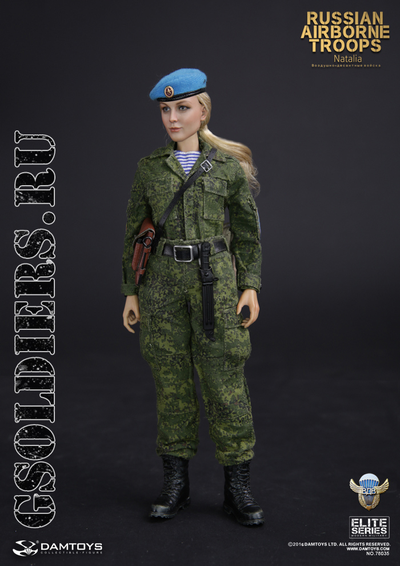 Российская десантница - Коллекционная фигурка 1/6 RUSSIAN AIRBORNE TROOPS NATALIE (78035) - DAMToys