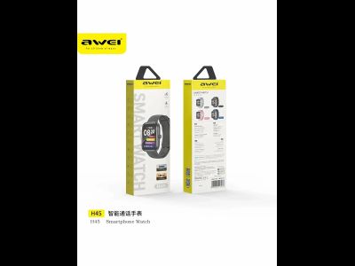 Смарт-часы Awei H- 45, черный, водонепроницаемые, IP68, с GPS