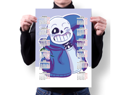 Календарь настенный Андертейл, Undertale №6