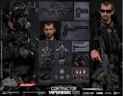 ПРЕДЗАКАЗ - Наемник Рагнар - Коллекционная ФИГУРА 1/6 Extreme Zone Military Contractor VIPERIDAE CERASTES Ragnar Thorne (EBS004) - DAMTOYS ?ЦЕНА: 34900 РУБ.?