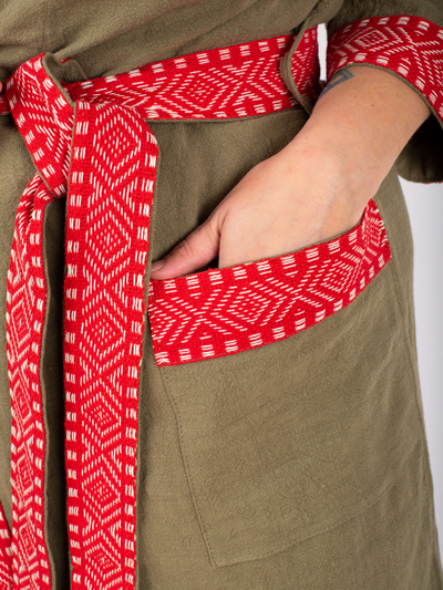 Халат для бани из крапивы "Легкий Пар"