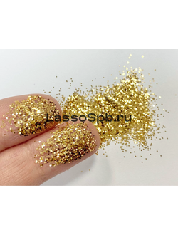 Глиттер флейки Медное Золото 0,4 мм вес 10 г