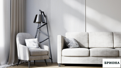 ПАНЕЛЬ СТЕНОВАЯ РЕЕЧНАЯ  МДФ Белое Дерево 2800X119X16