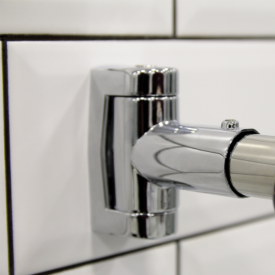 Карниз для шторы на ванну Радомир, Ирма 169х110 (хром) L/R