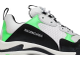 Balenciaga Triple S Trainer White Green Fluo