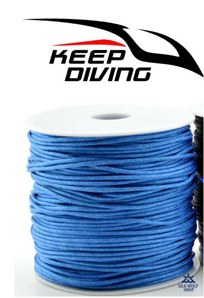 Линь 2.0мм Keep Diving синий, за 1м
