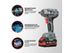 Аккумуляторный бесщеточный ударный гайковерт PROFIPOWER MKDTW-18B