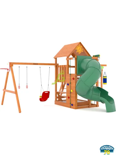 Детская площадка IgraGrad Крафт Pro 4 с трубой