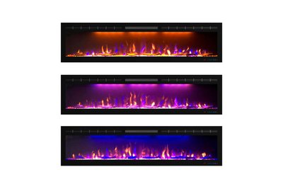 Линейный электрический очаг Crystal 72 RF