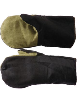 Рукавицы х/б с брезентовым наладонником (тк. х/б 220-брезент 480)