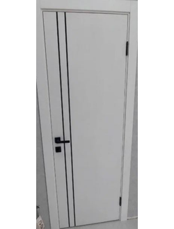 Межкомнатная Дверь 2В Леском софт белый