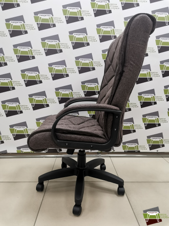 Кресло КР72 (ДЕЛМАР) ТГ ПЛАСТ К01 (ткань Крафт коричневая)