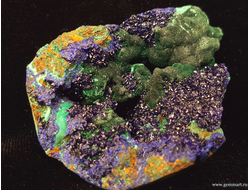 Азурит и Малахит. 54*45*29мм.