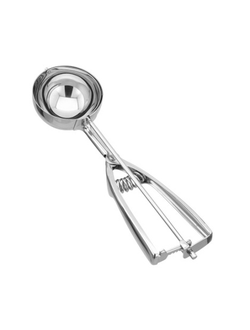 Ложка для мороженого d=70 мм. 90 мл. с механизмом, нержавеющая сталь
